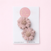 Alligatorspeldje Fluffy Flower Lichtroze