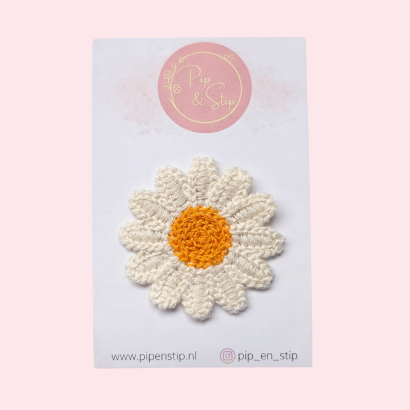 Alligator Haarspeldje Sunny Flower