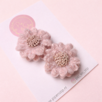 Alligatorspeldje Fluffy Flower Lichtroze