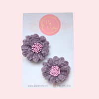 Alligatorspeldjes Fluffy Flower Paars
