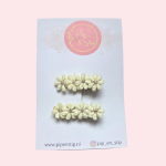 Alligatorspeldjes Petit Fleur Wit
