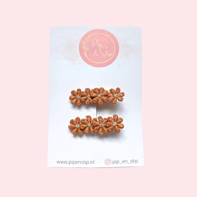 Alligatorspeldjes Petit Fleur Bruin