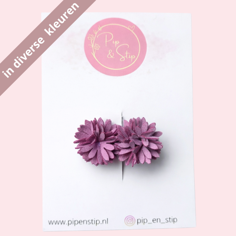 Alligator Haarspeldje Flower Power