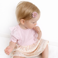 Alligatorspeldje Fluffy Flower Beige