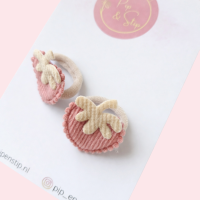 Midi Haarelastiekjes Strawberry