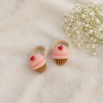 Midi Haarelastiekjes Cupcake