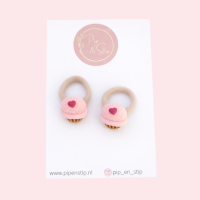 Midi Haarelastiekjes Cupcake