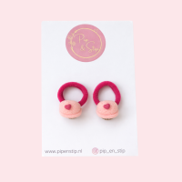 Midi Haarelastiekjes Cupcake