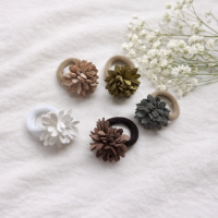 Midi Haarelastiekjes Flower Power Winter Mix