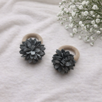 Midi Haarelastiekjes Flower Power