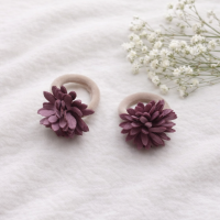 Midi Haarelastiekjes Flower Power