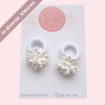 Midi Haarelastiekjes Flower Power