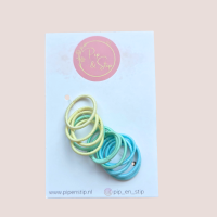 Setje Haarelastiekjes Mix Midi