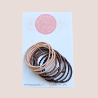 Setje Haarelastiekjes Mix Maxi