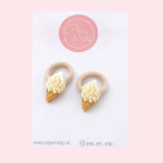 Haarelastiekjes Vanille Softijs