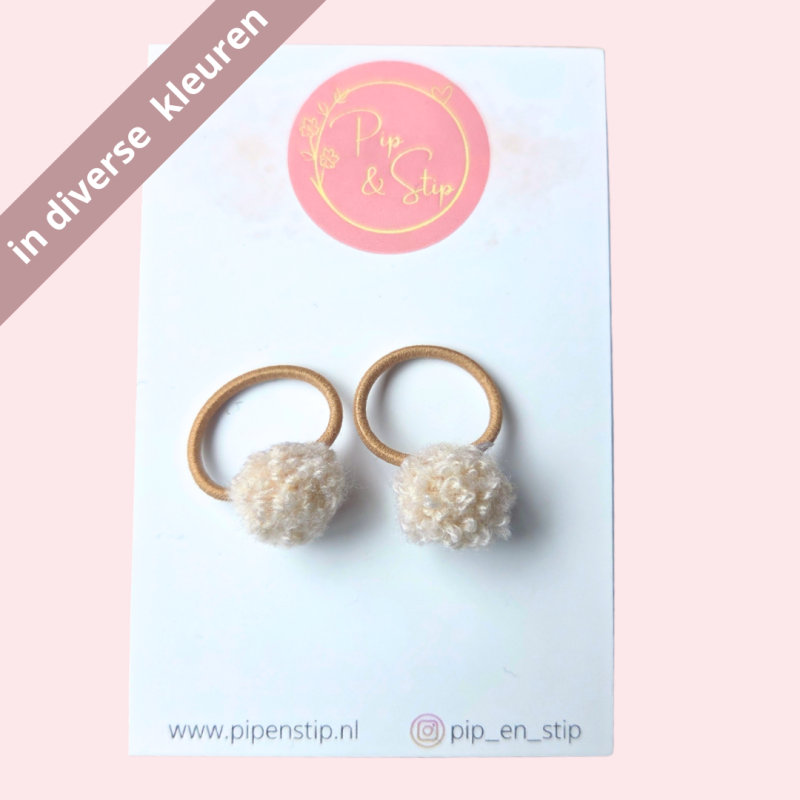 Mini Haarelastiekjes Teddy