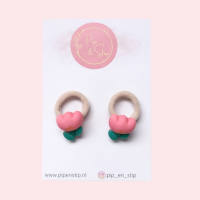 Midi Haarelastiekjes Tulpjes