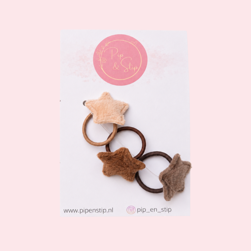 Mini Haarelastiekjes Little Stars Mix