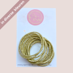 Setje Haarelastiekjes Mix Maxi