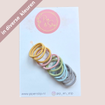 Setje Haarelastiekjes Mix Mini