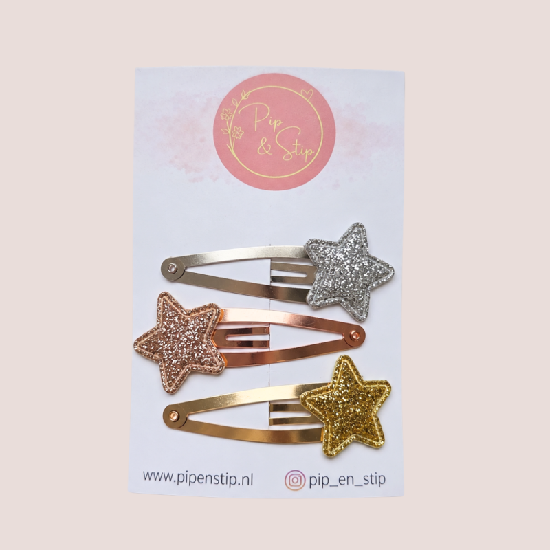Setje Haarspeldjes Twinkle Stars