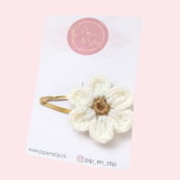 Haarspeldje Winter Bloom Wit