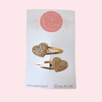 Haarspeldjes Golden Hearts