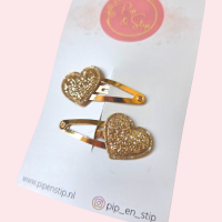 Haarspeldjes Golden Hearts