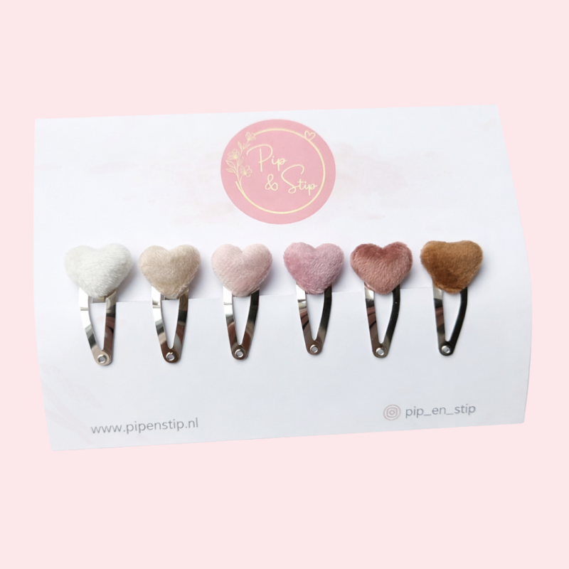 Setje Haarspeldjes Sweethearts