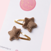 Haarspeldjes Little Stars Taupe