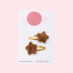Haarspeldjes Little Stars Bruin