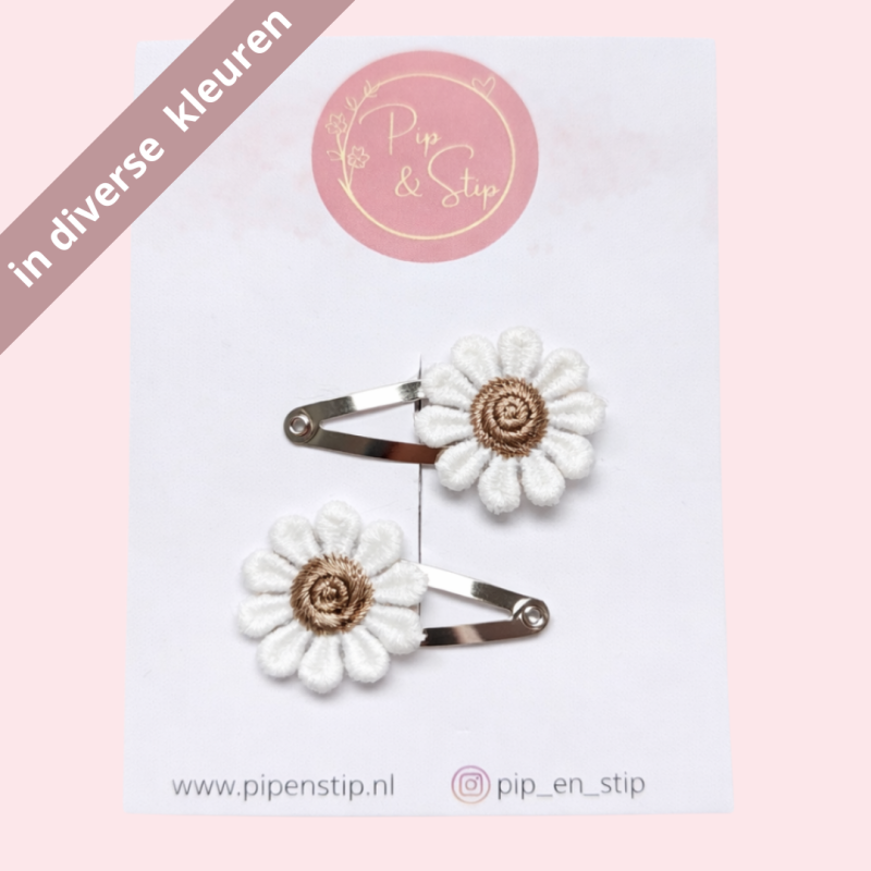 Haarspeldjes Madeliefjes