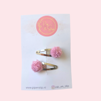 Haarspeldjes Teddy Pompom