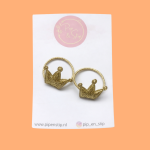 Midi Haarelastiekjes Gouden Kroontje