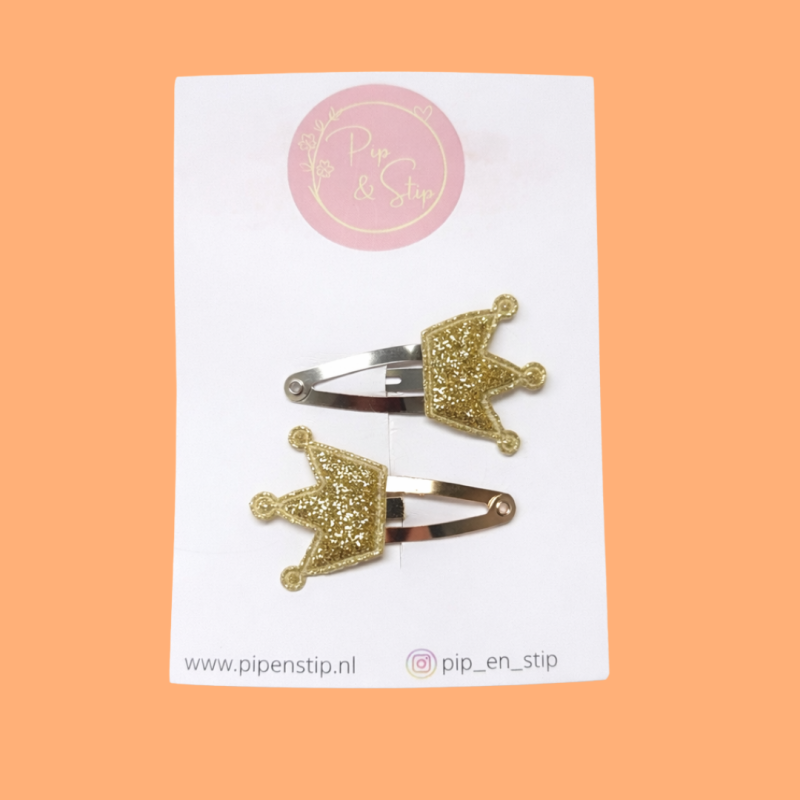 Haarspeldjes Gouden Kroontjes