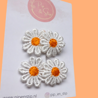 Alligatorspeldjes Madeliefjes Wit Oranje