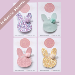 Alligator Haarspeldje Easter Bunny