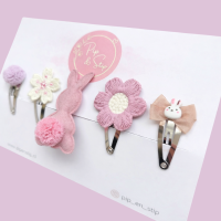 Setje Haarspeldjes Happy Easter