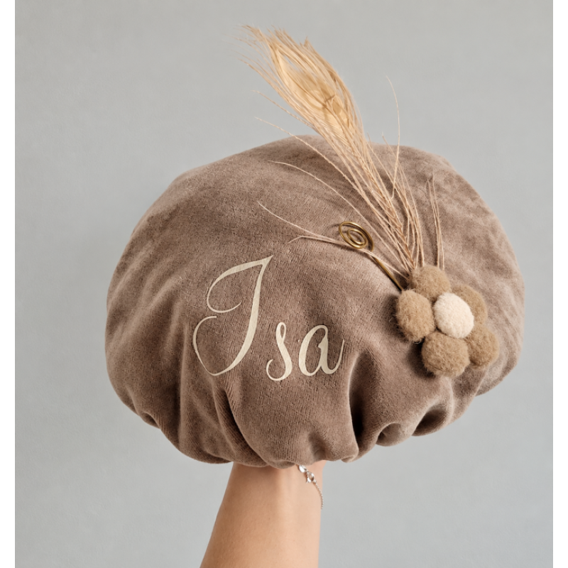 Pietenmuts Isa (taupe)