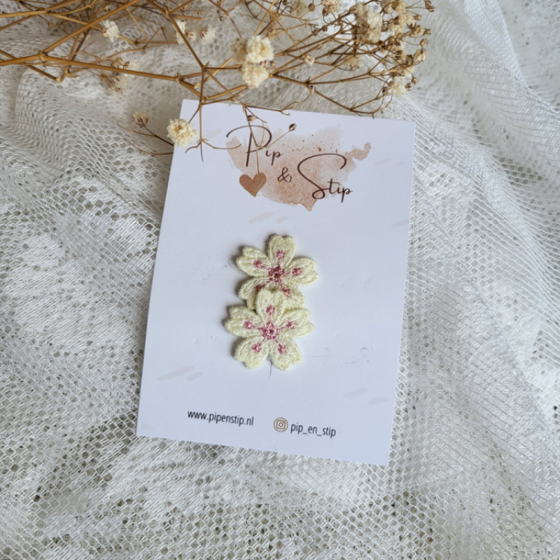 Antislip Haarspeldje Cherry Flower