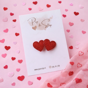 Antislip Haarspeldje Love Hearts