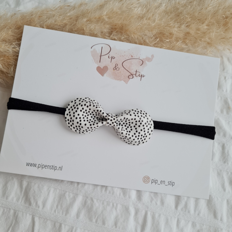 Haarbandje Strik Stippen