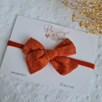 Haarstrik Broderie Roest