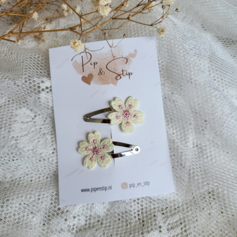 Haarspeldjes Cherry Flower
