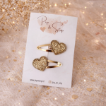 Haarspeldjes Golden Hearts