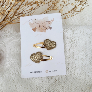 Haarspeldjes Golden Hearts