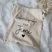 Bewaarzakje Geboortepakje