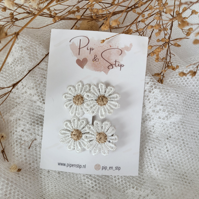 Alligatorspeldjes Madeliefjes Wit