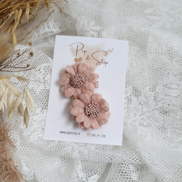 Alligatorspeldjes Fluffy Flower Lichtroze