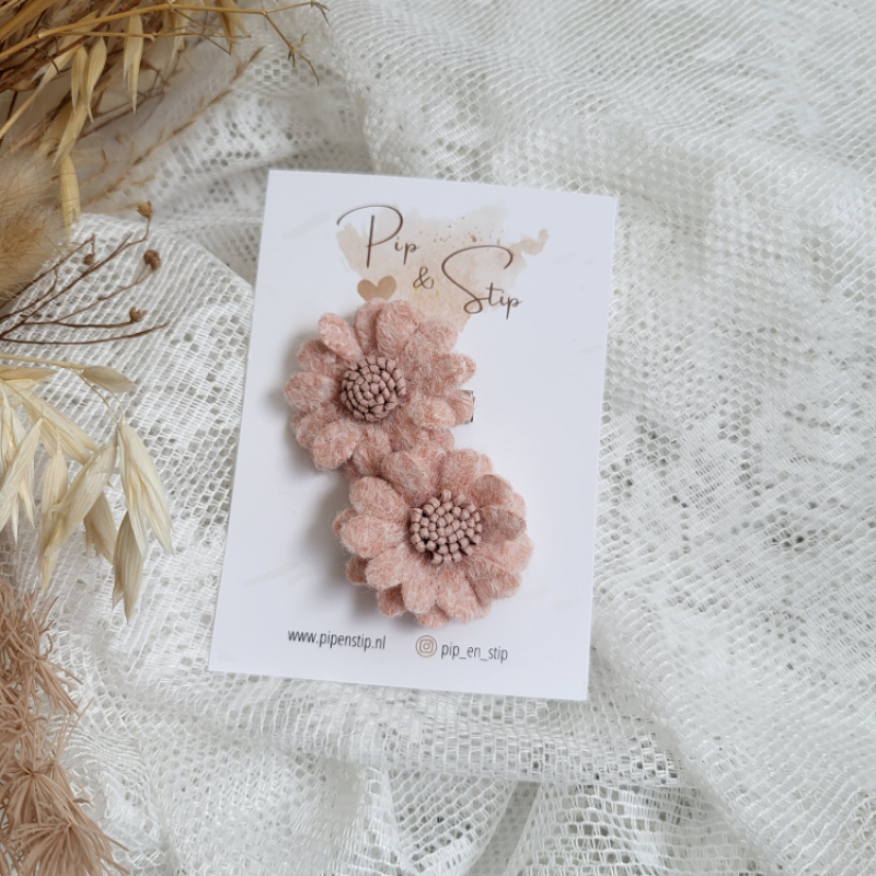 Alligatorspeldjes Fluffy Flower Lichtroze